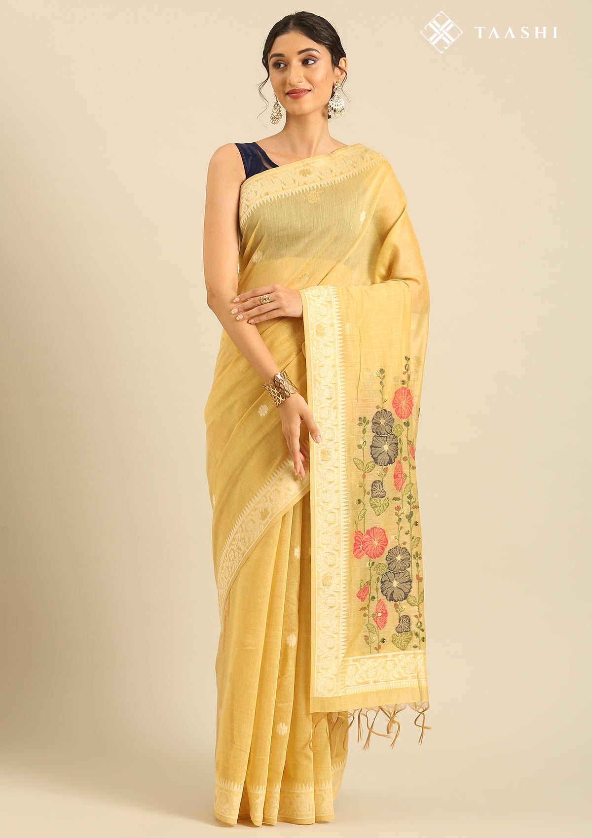 Linen Saree