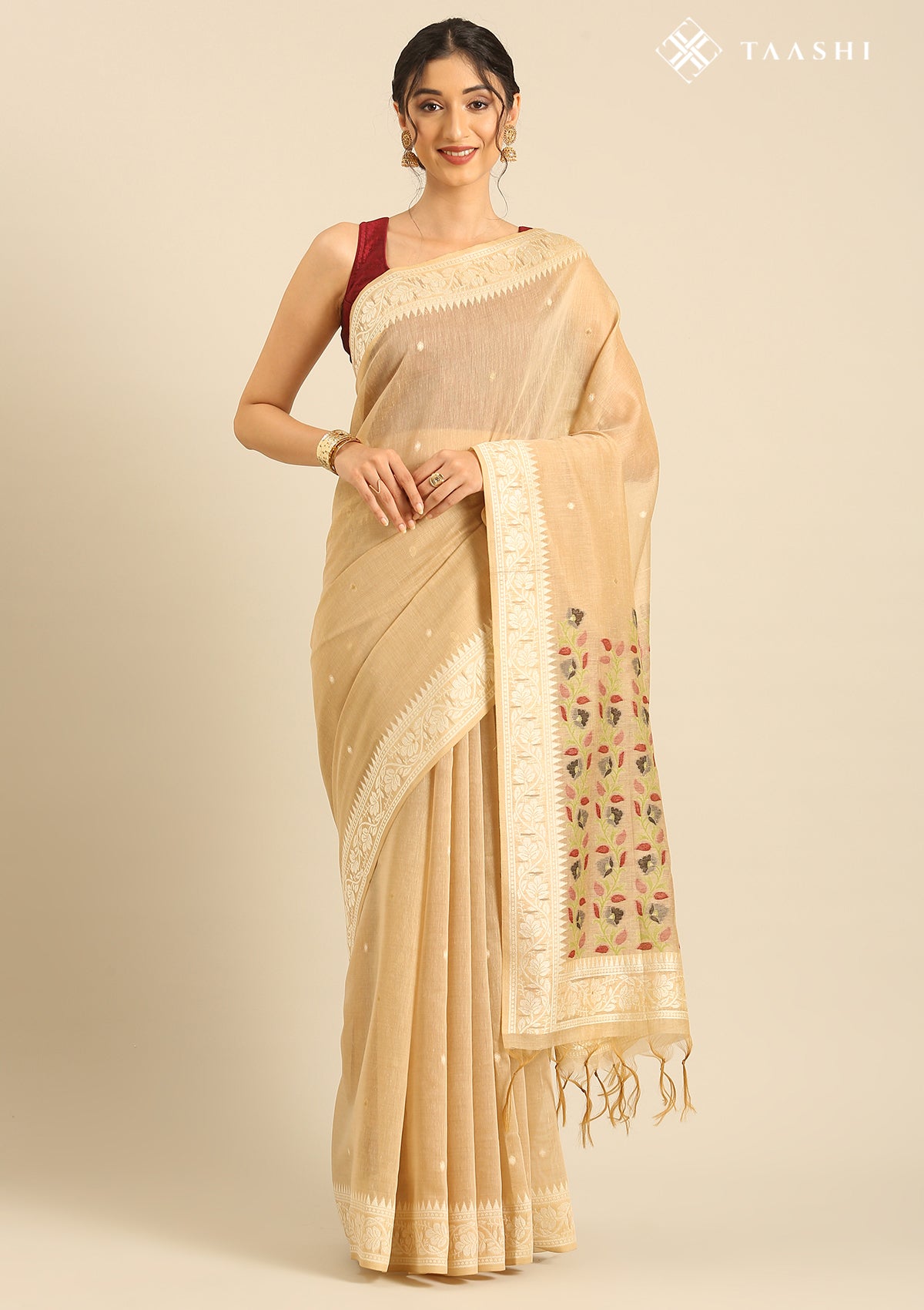 Linen Saree