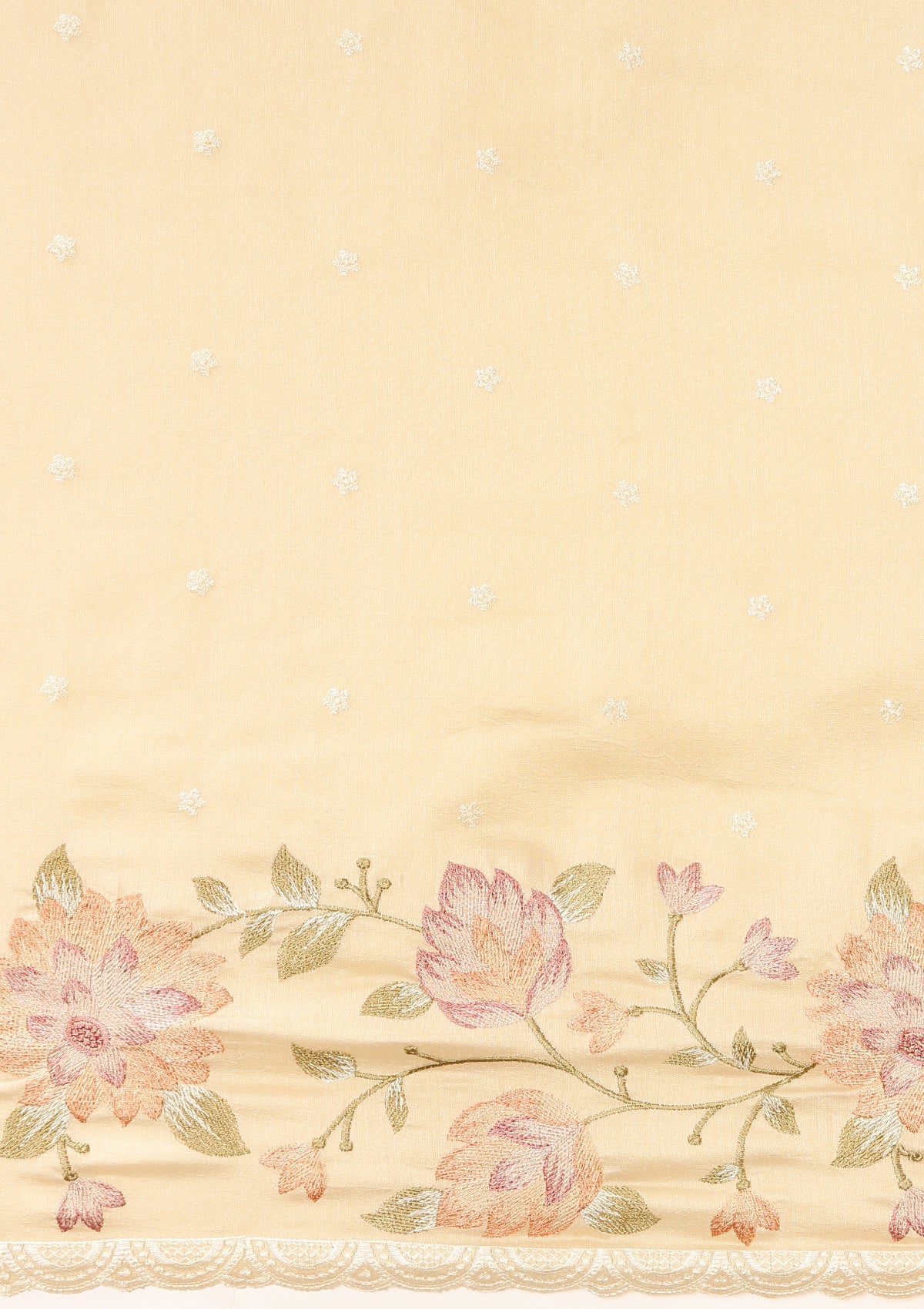 Linen Floral Saree