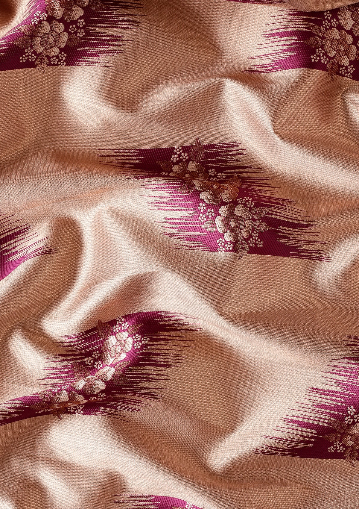 Saree With Purple Floral