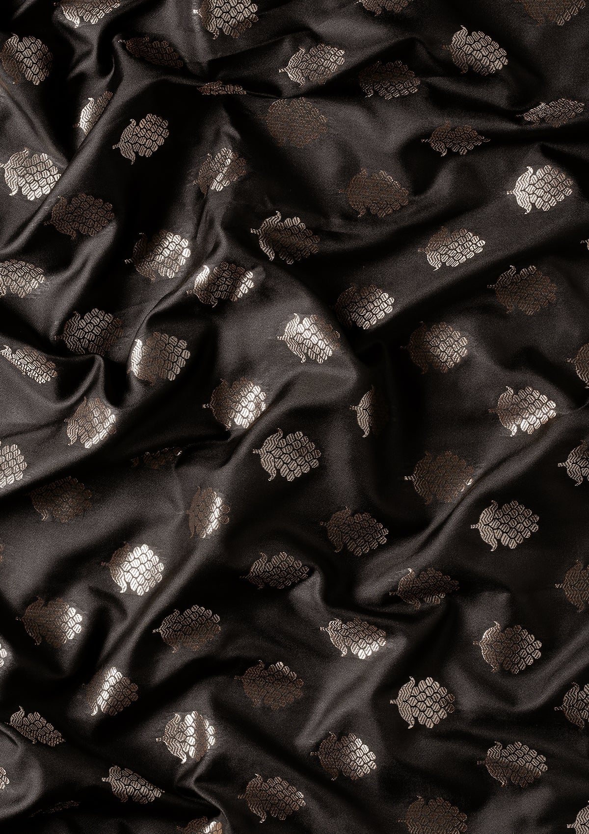 Black Art Silk Saree