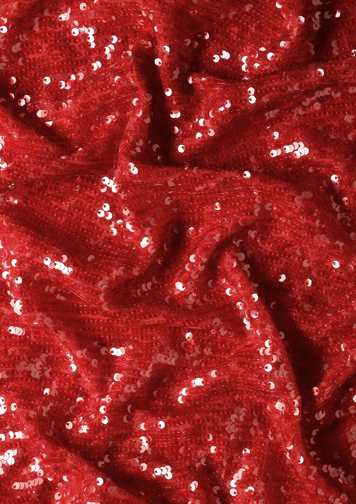 Red Chiffon Saree
