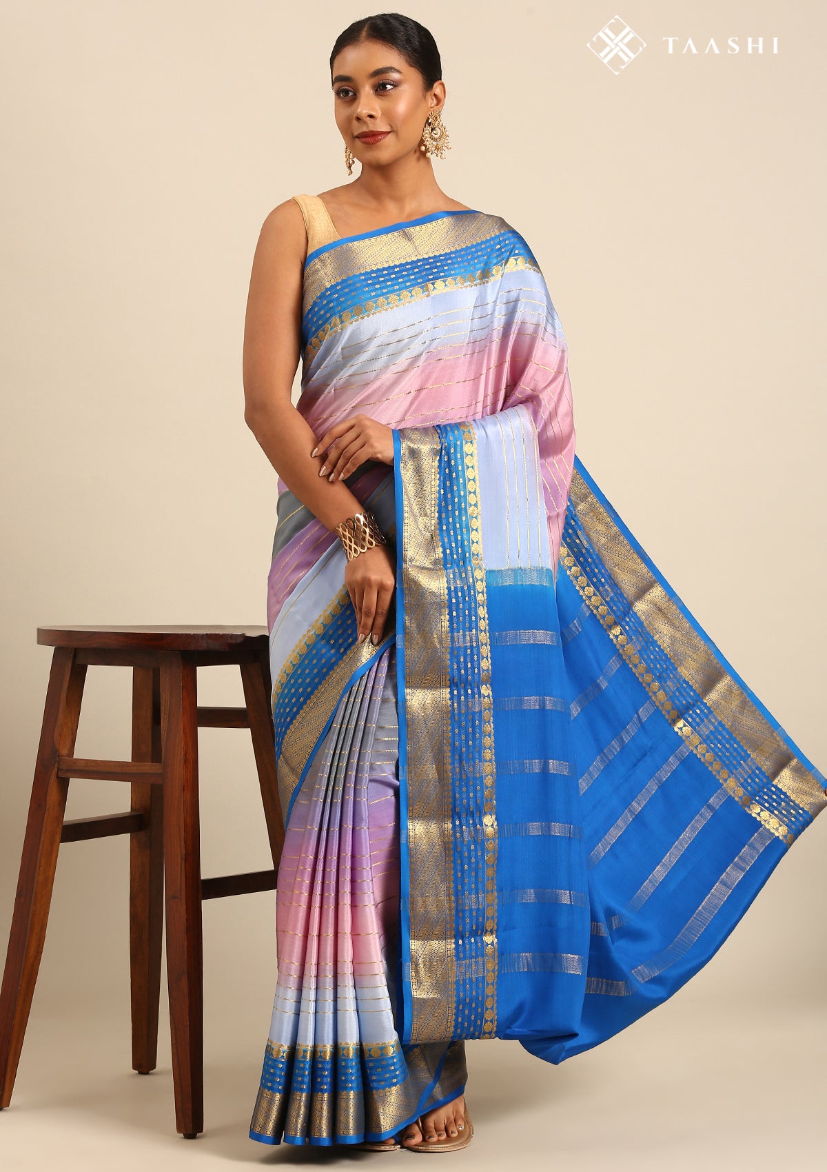 Woven Mysore Silk Saree