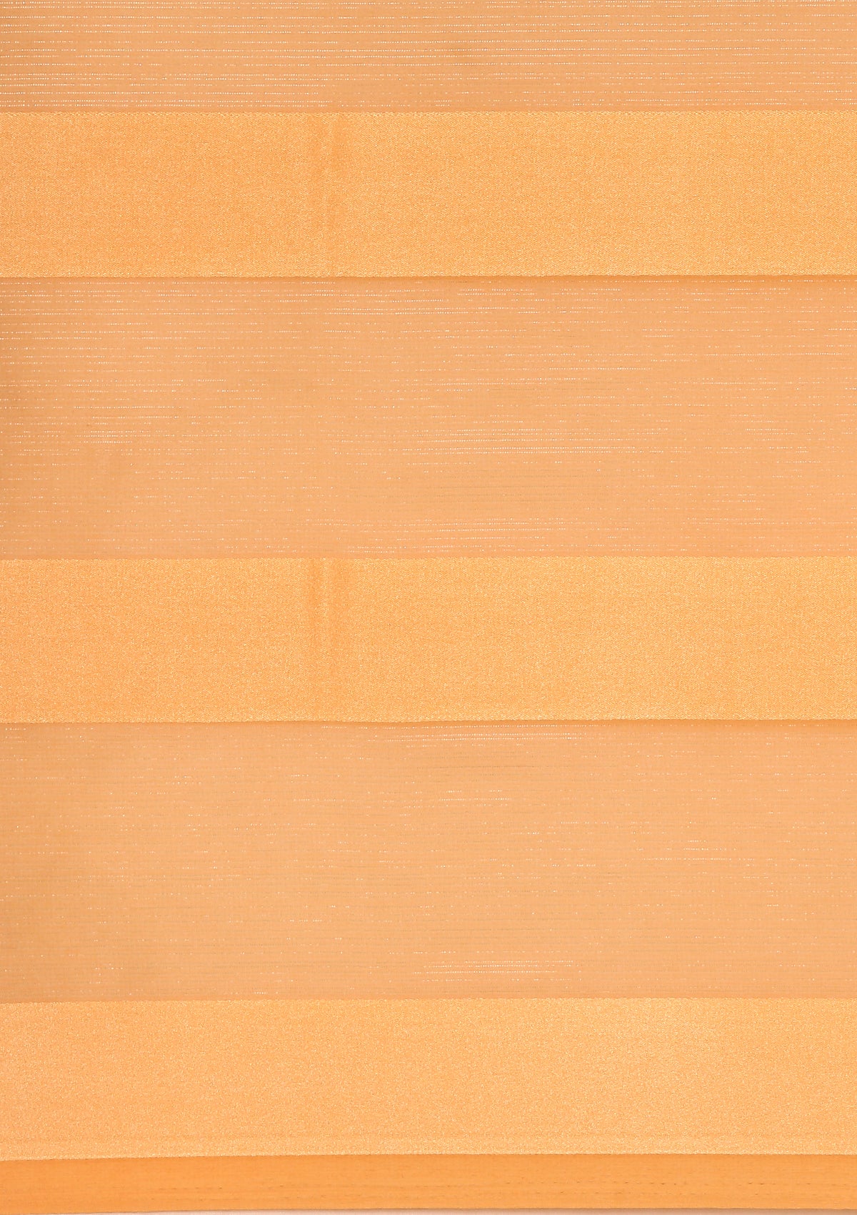 Pastel Orange Ombre Metallic Zari Striped Chiffon Saree