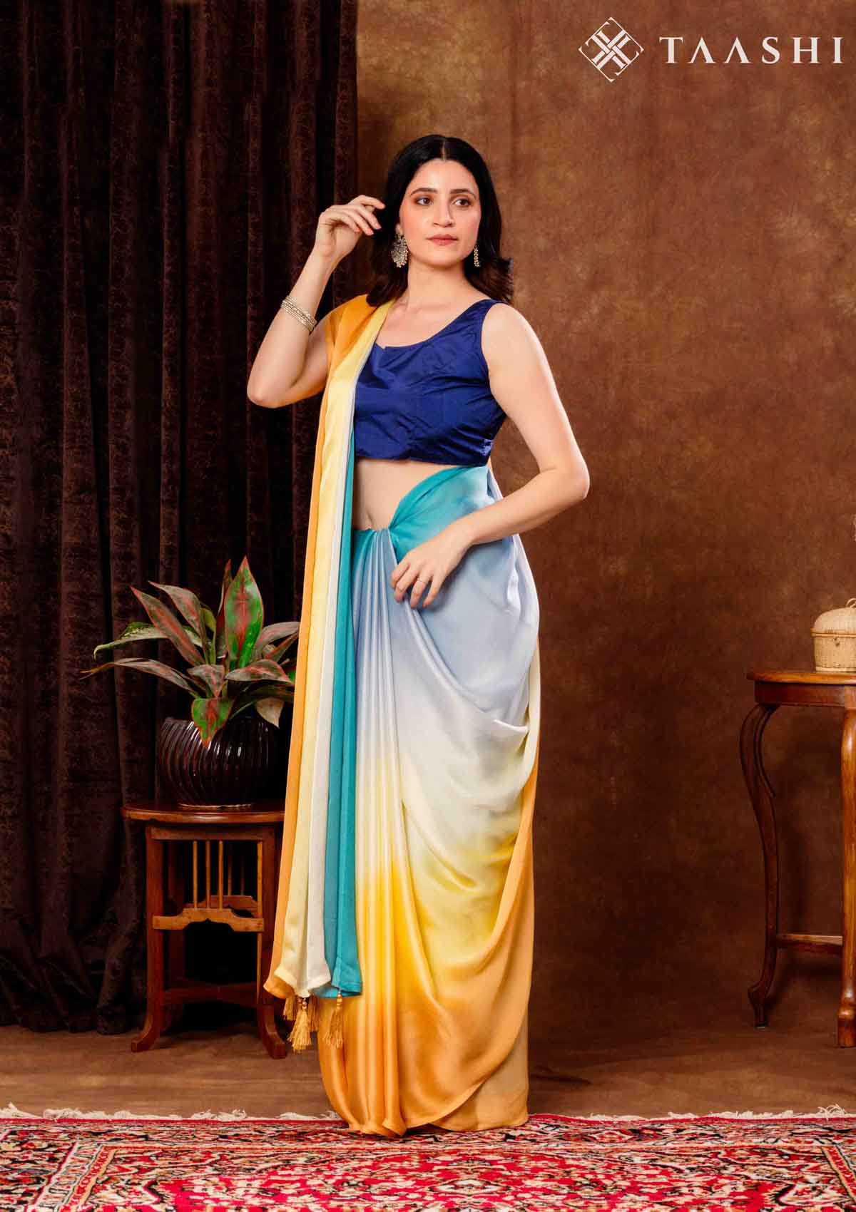 Ombre Saree