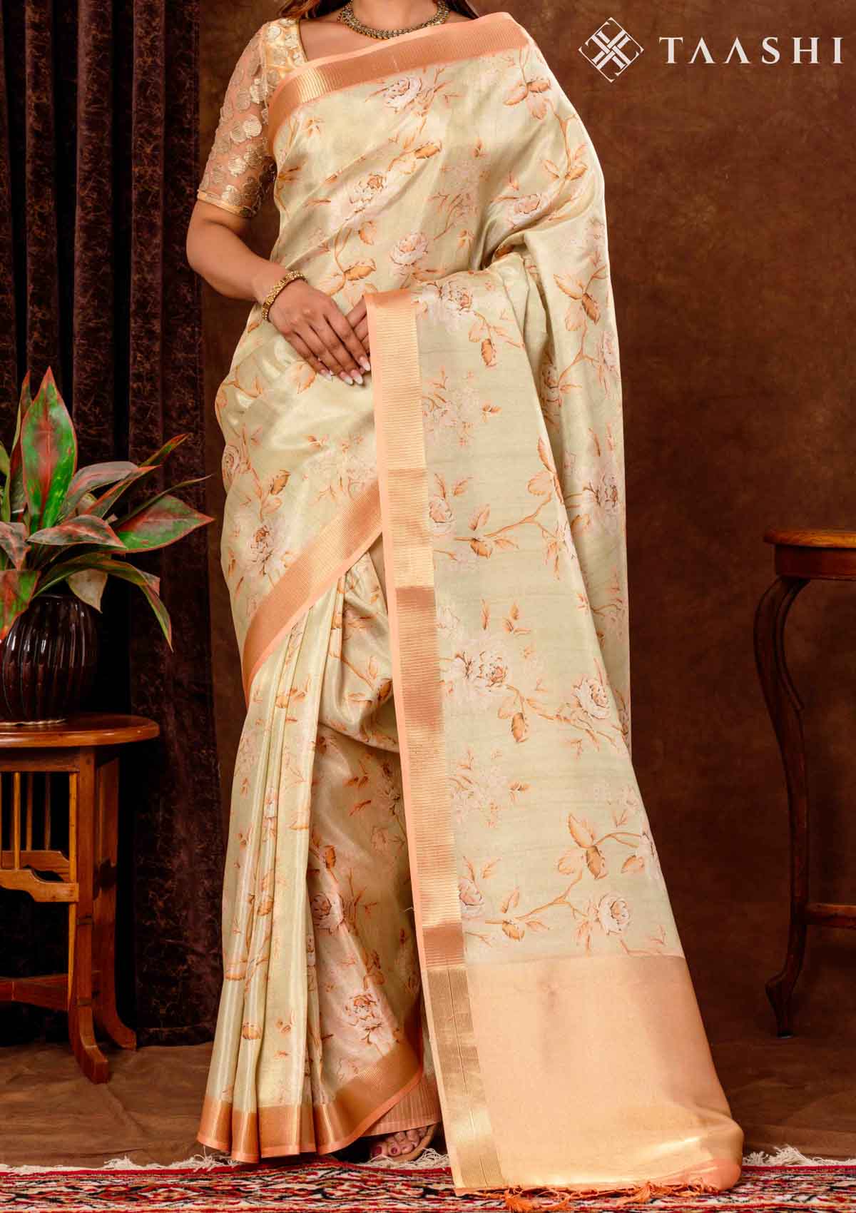 Semi Tissue Saree