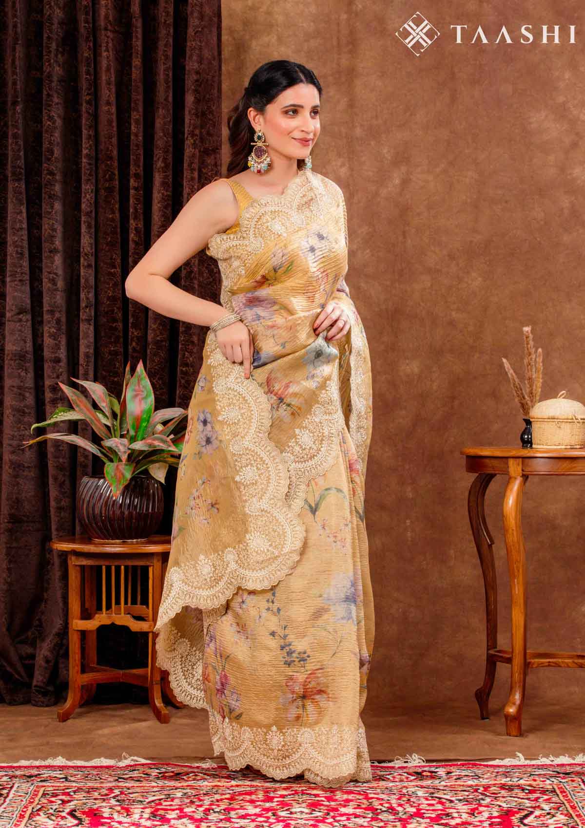 Semi Tissue Saree