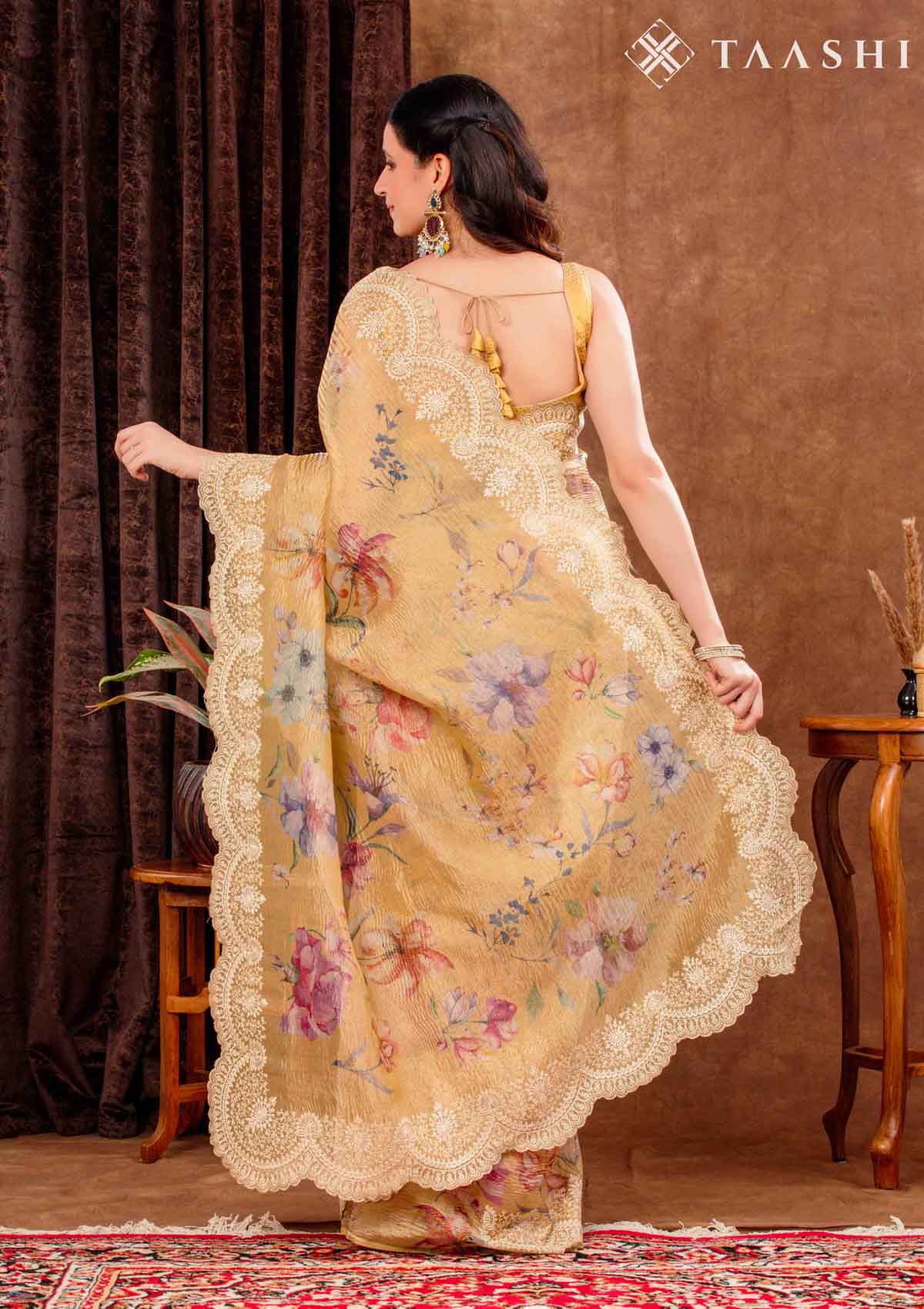 Semi Tissue Saree