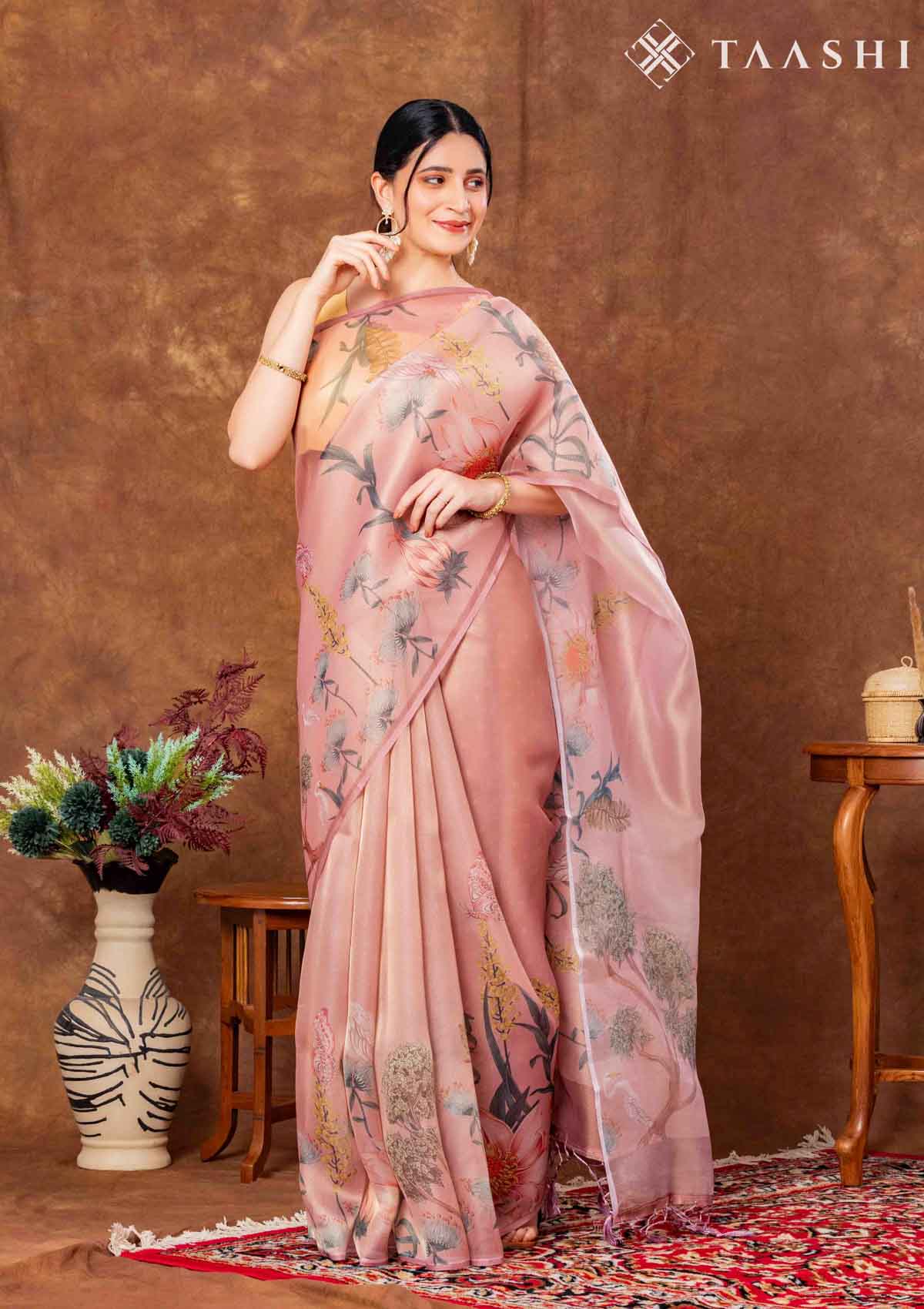 Semi Tissue Saree
