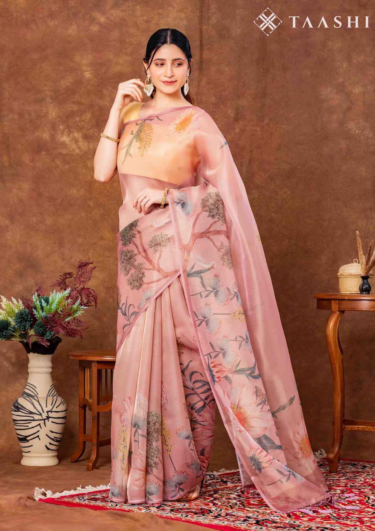 Semi Tissue Saree