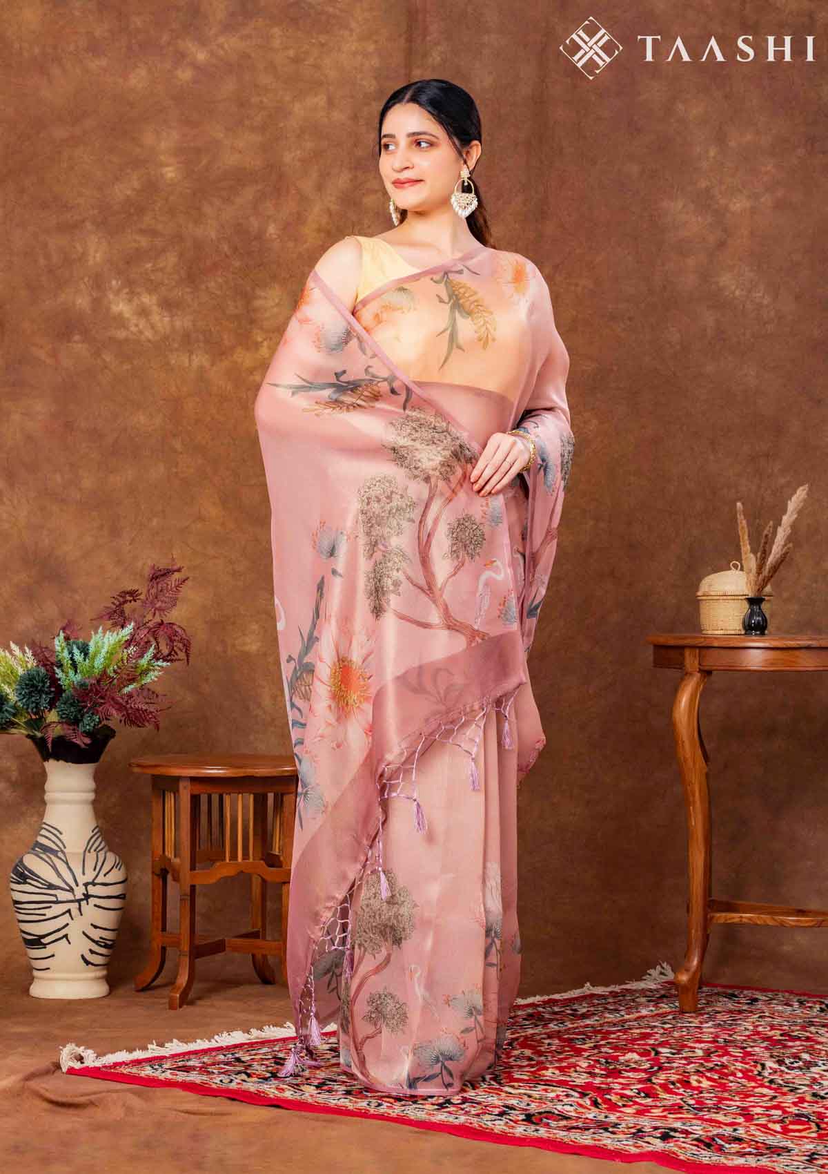 Semi Tissue Saree