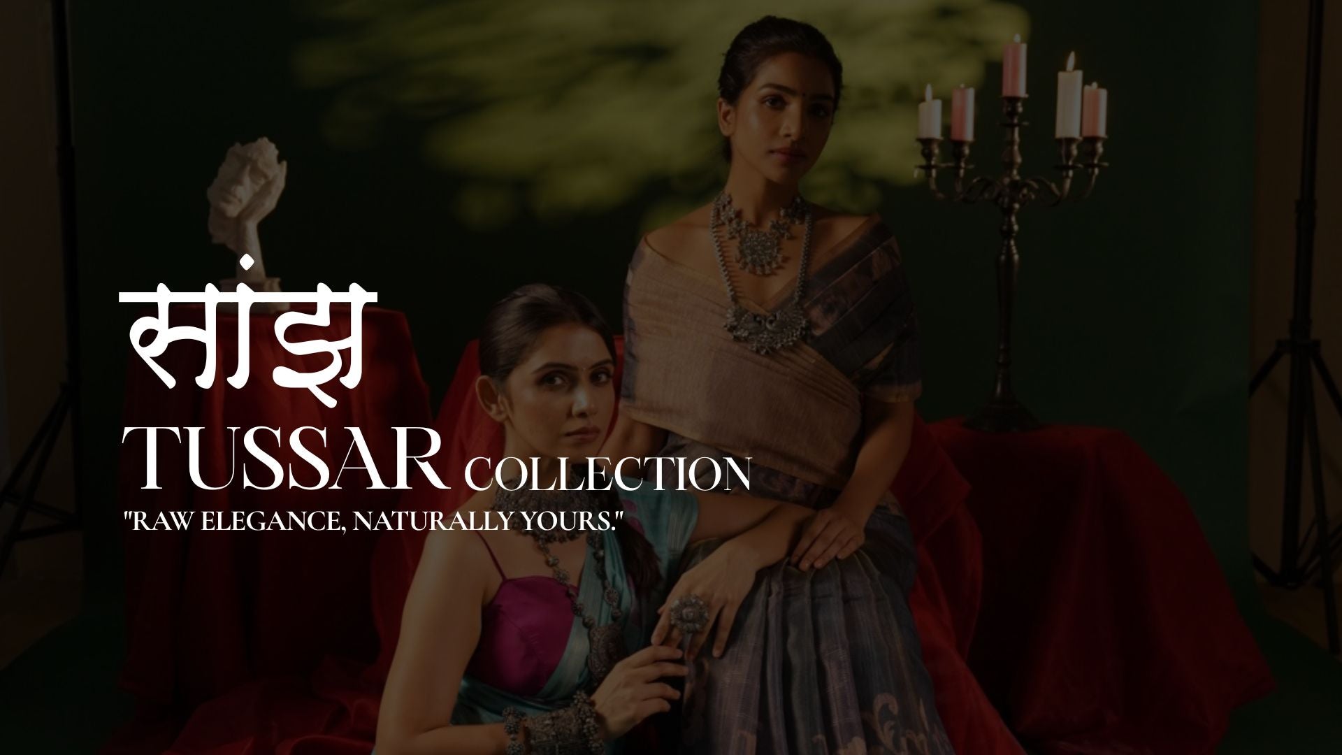 Threads of Time: A Journey Through Taashi’s Tussar Silk Sarees
