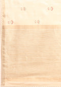 Cream Fancy Embroidery Tussar Saree - Taashi