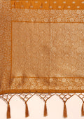 Mustard Butta Woven Tussar Saree - Taashi