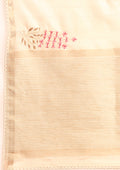 Cream Fancy Embroidery Tussar Saree - Taashi