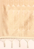 Cream Traditional Pattern Woven Tussar Saree - Taashi