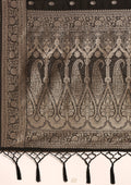 Black Traditional Woven Tussar Saree - Taashi
