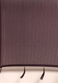 Purple Ombre Striped Chiffon Saree - Taashi