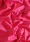 Pink Jacquard Pattern Placement Tussar Saree - Taashi