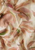 Cream Watercolor Floral Printed Tussar Saree - Taashi