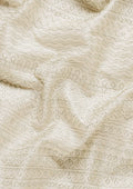 Cream Fancy Embroidery Tussar Saree - Taashi