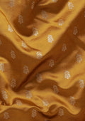 Mustard Butta Woven Tussar Saree - Taashi