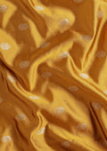 Mustard Traditional Woven Tussar Saree - Taashi