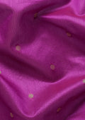 Magenta Paithani Pattern Tussar Saree - Taashi