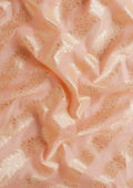 Pastel Peach Traditional Woven Tussar Saree - Taashi