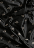 Black Traditional Woven Tussar Saree - Taashi