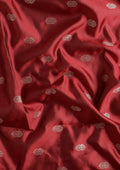 Maroon Traditional Woven Tussar Saree - Taashi