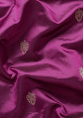 Purple Traditional Pattern Woven Tussar Saree - Taashi