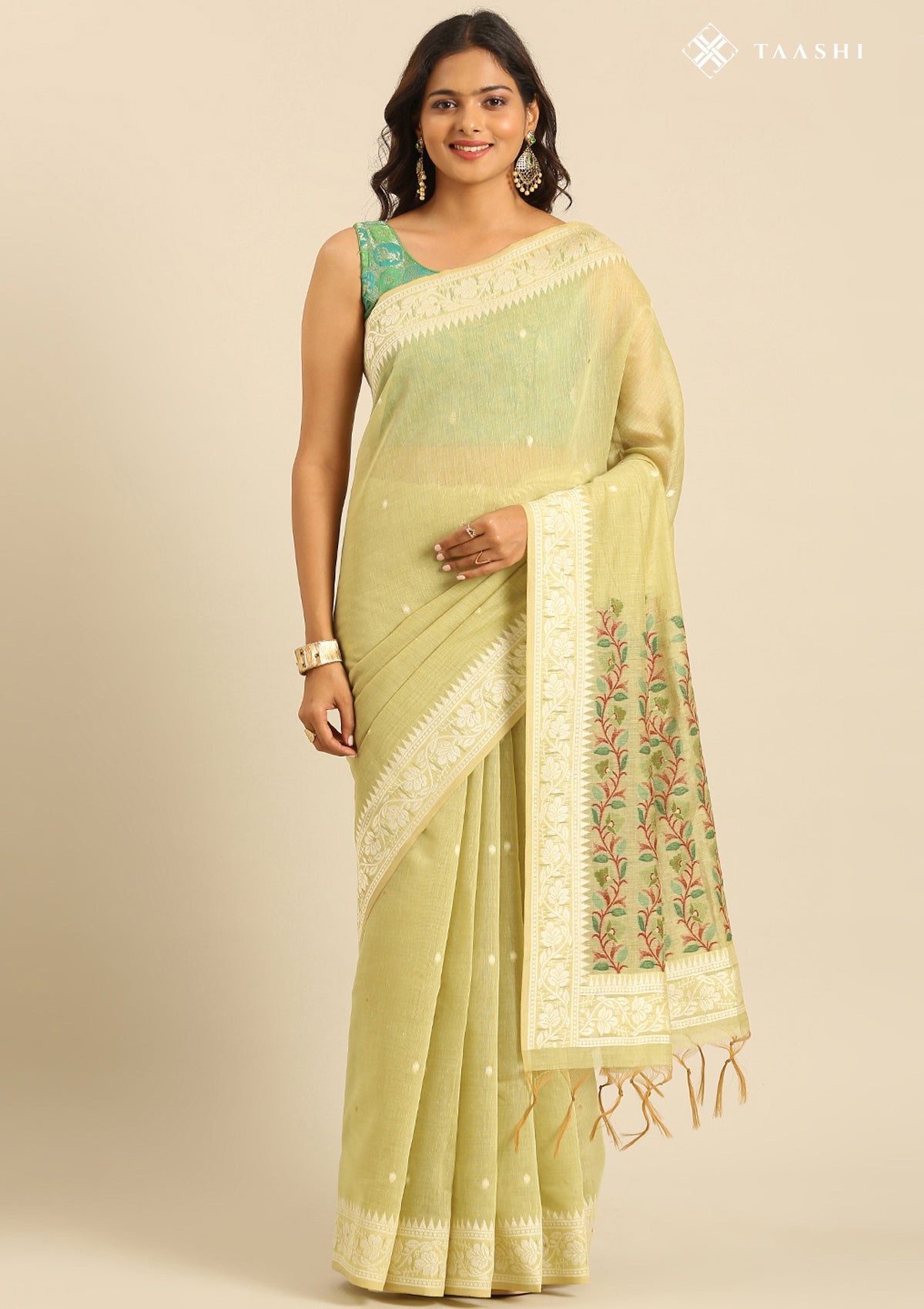Linen Saree
