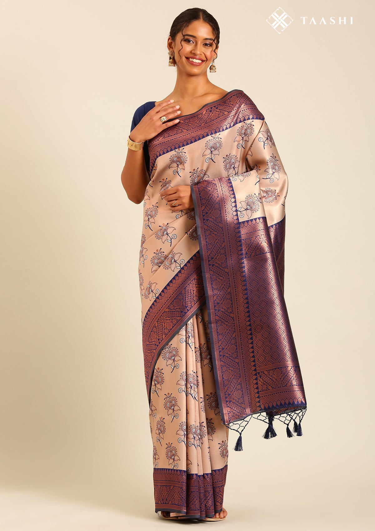 Rose Gold Saree