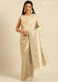 Golden Banarasi Saree - Taashi
