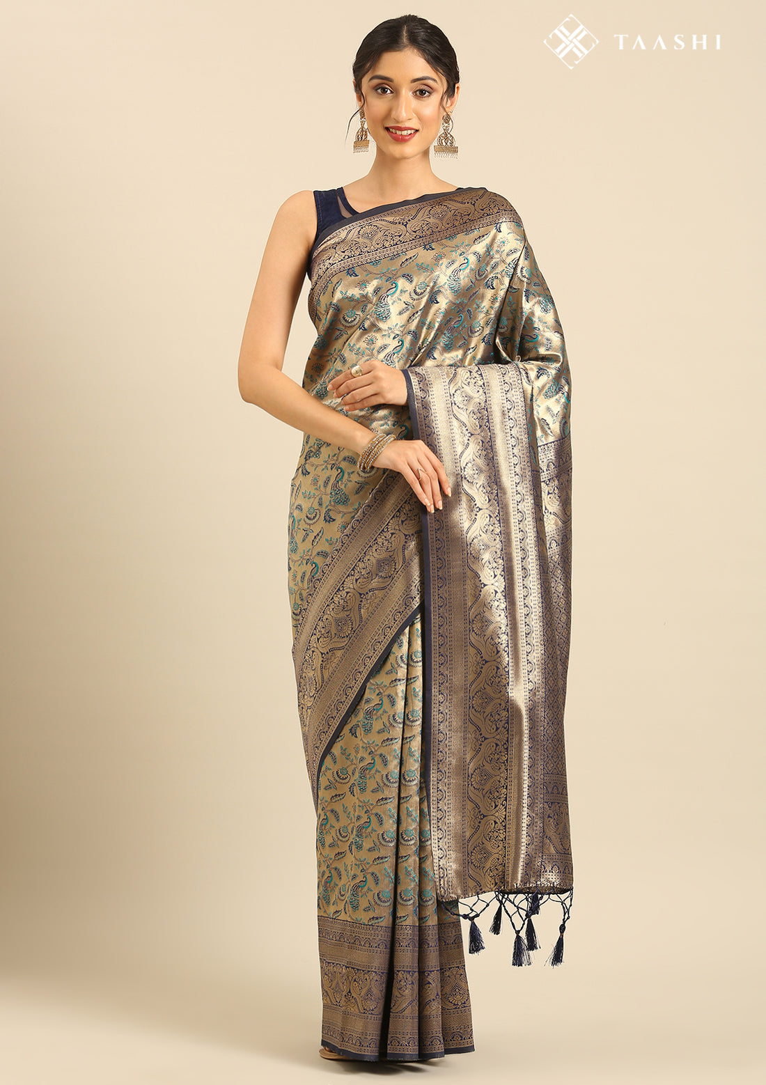 Blue Saree