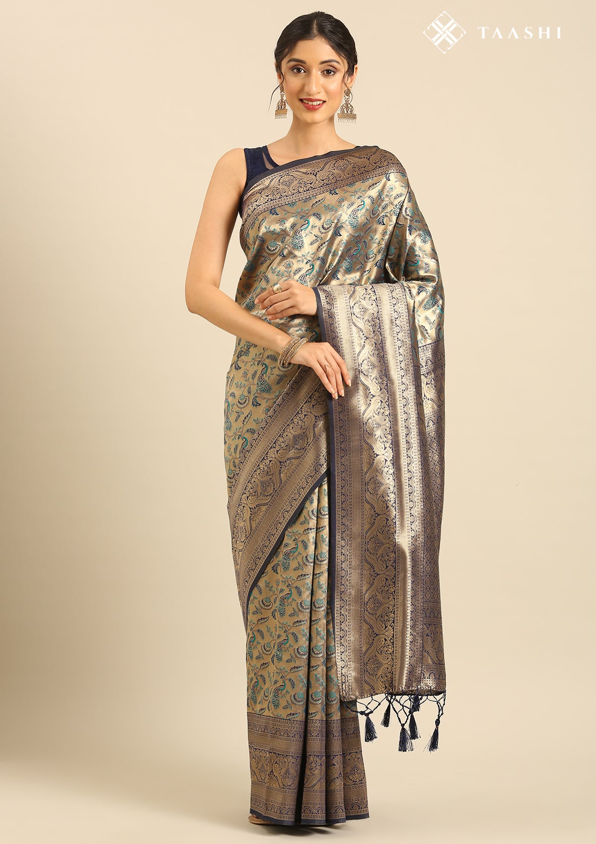 Blue Saree