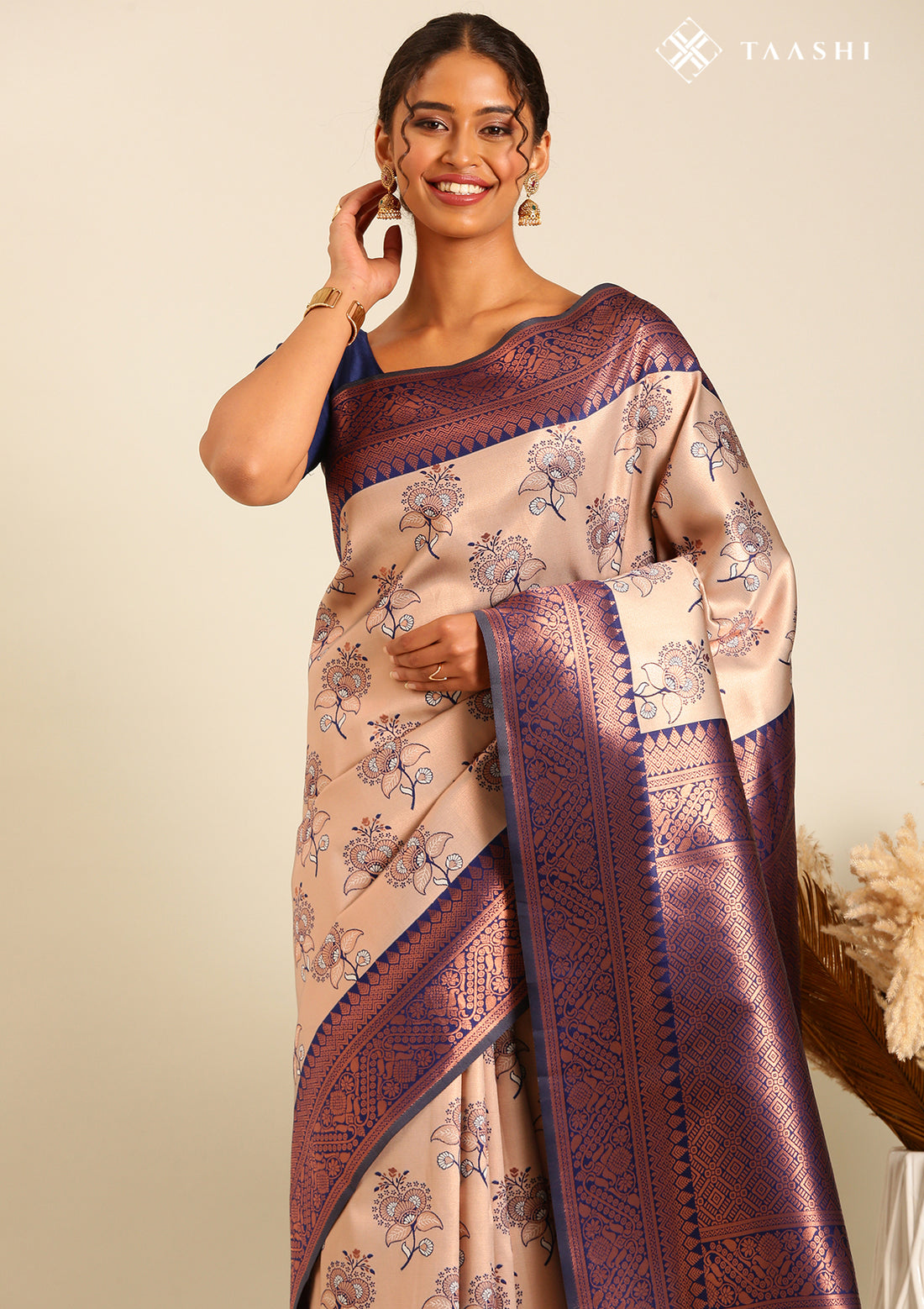 Rose Gold Saree