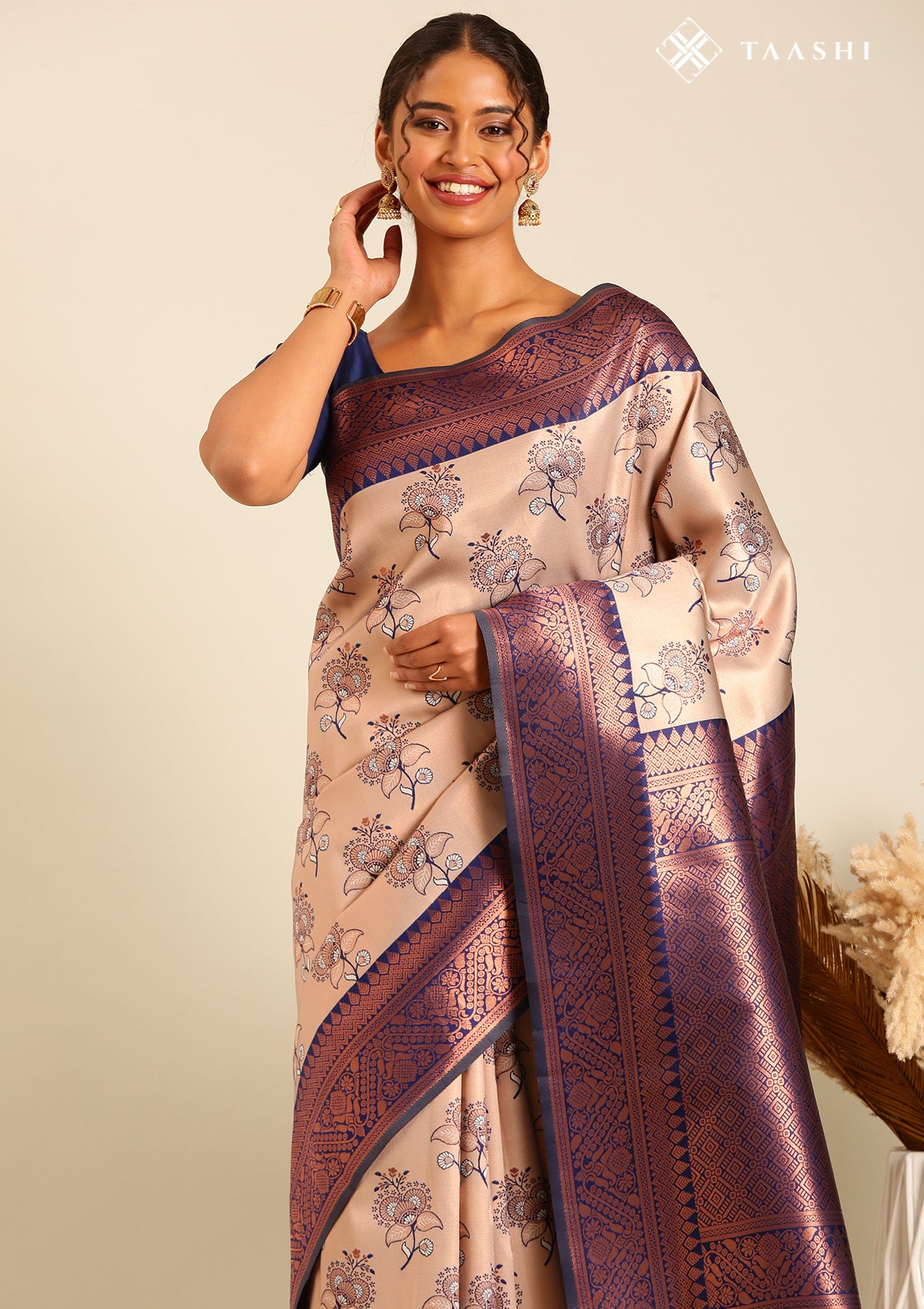 Rose Gold Saree