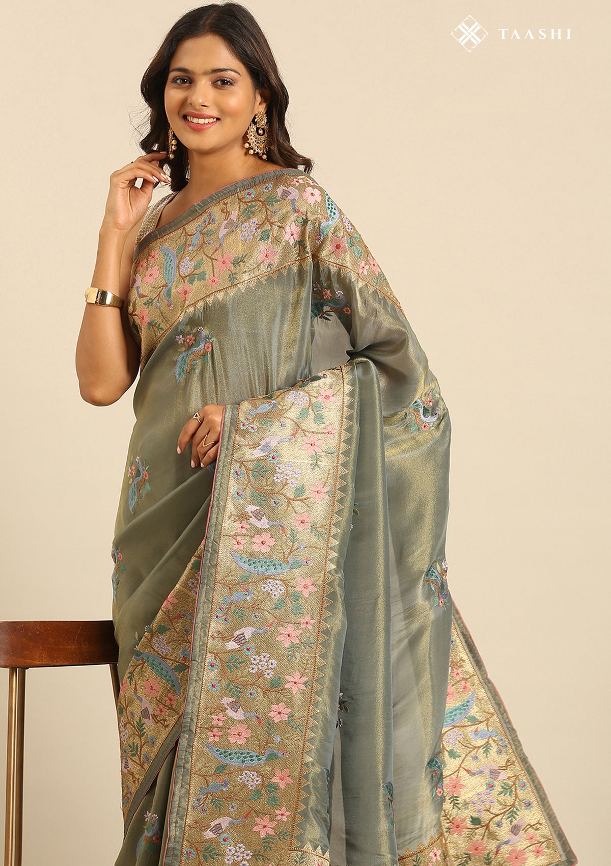 Tissue Saree