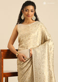 Golden Banarasi Saree - Taashi