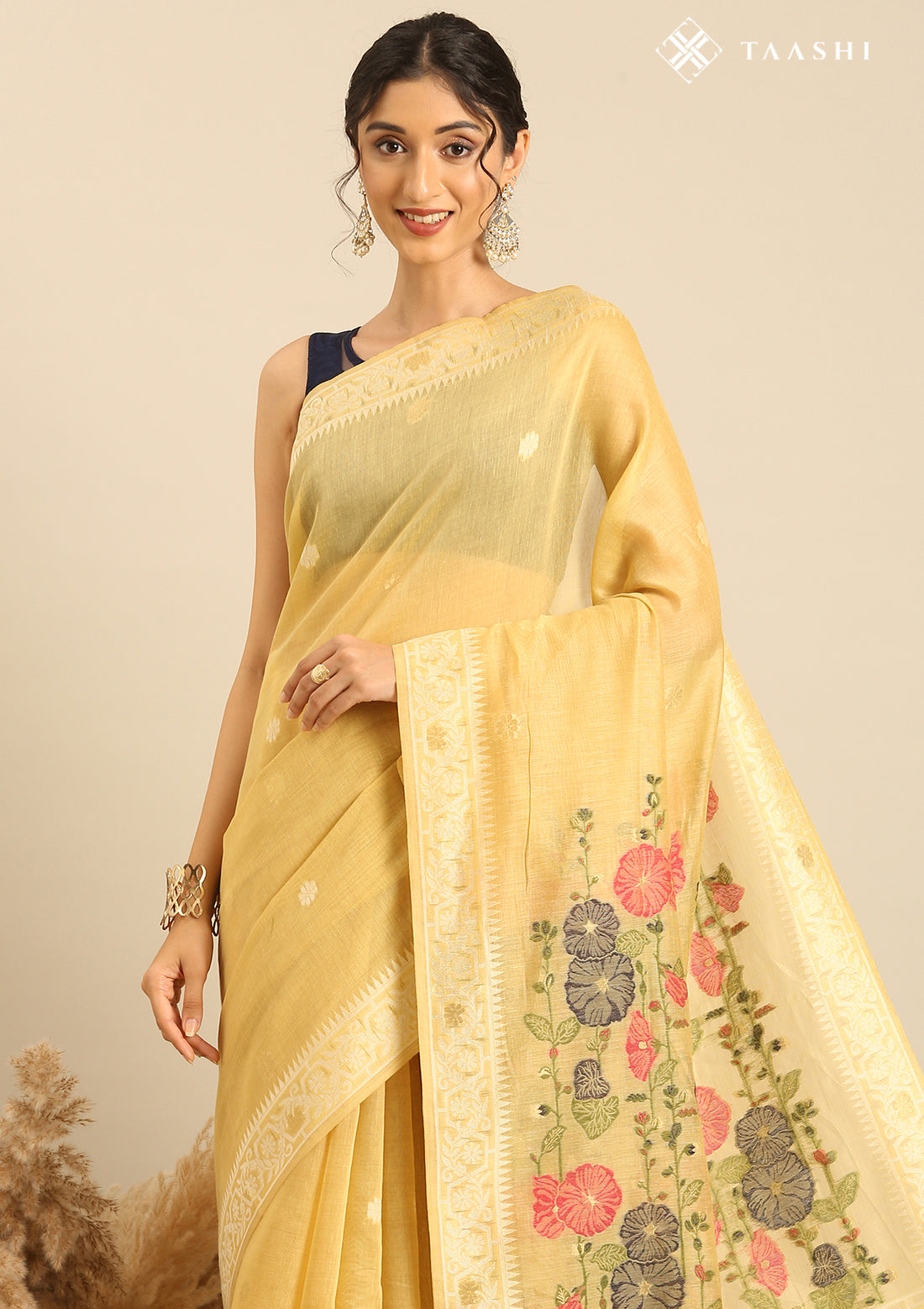 Linen Saree