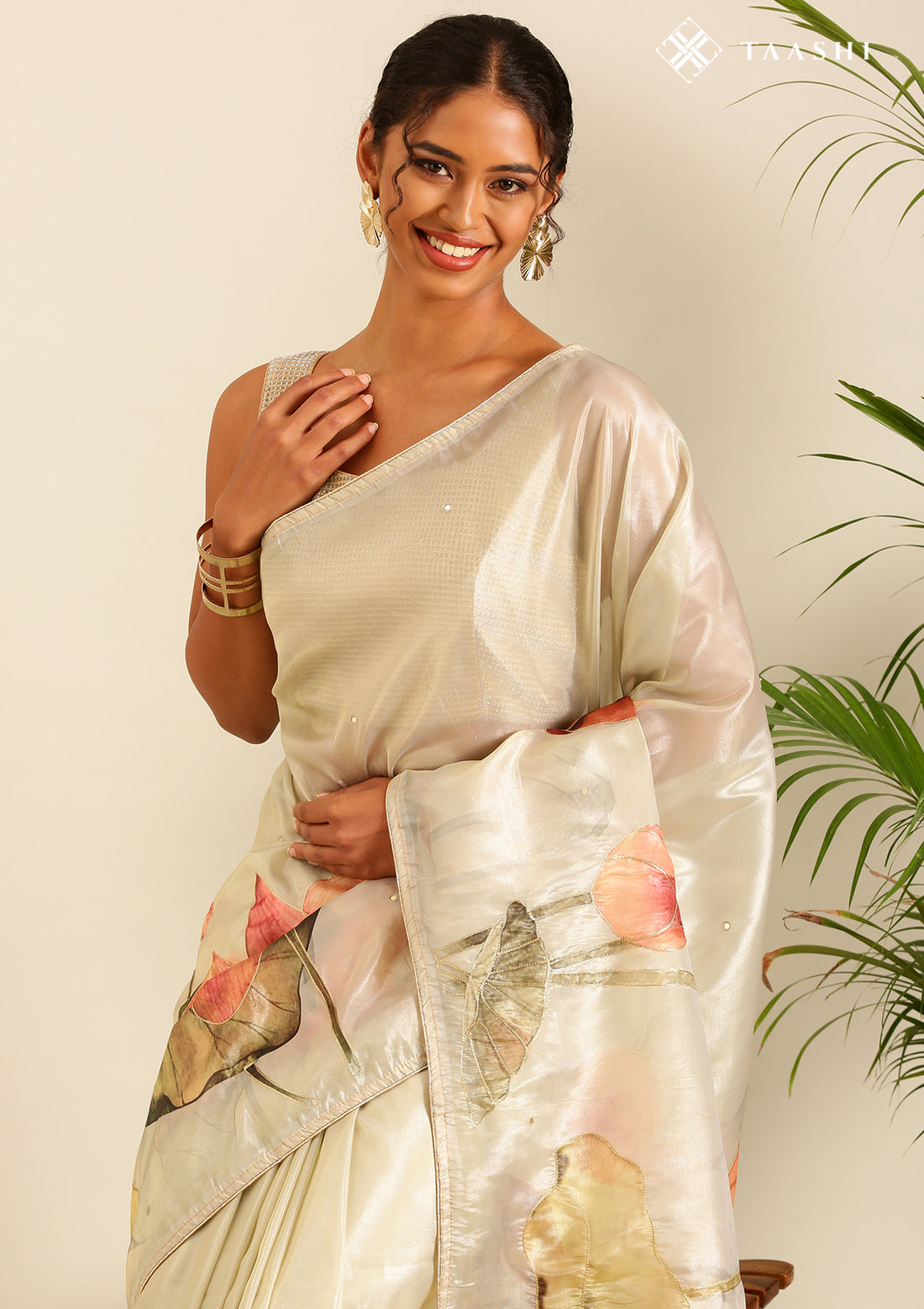 Green Organza Saree