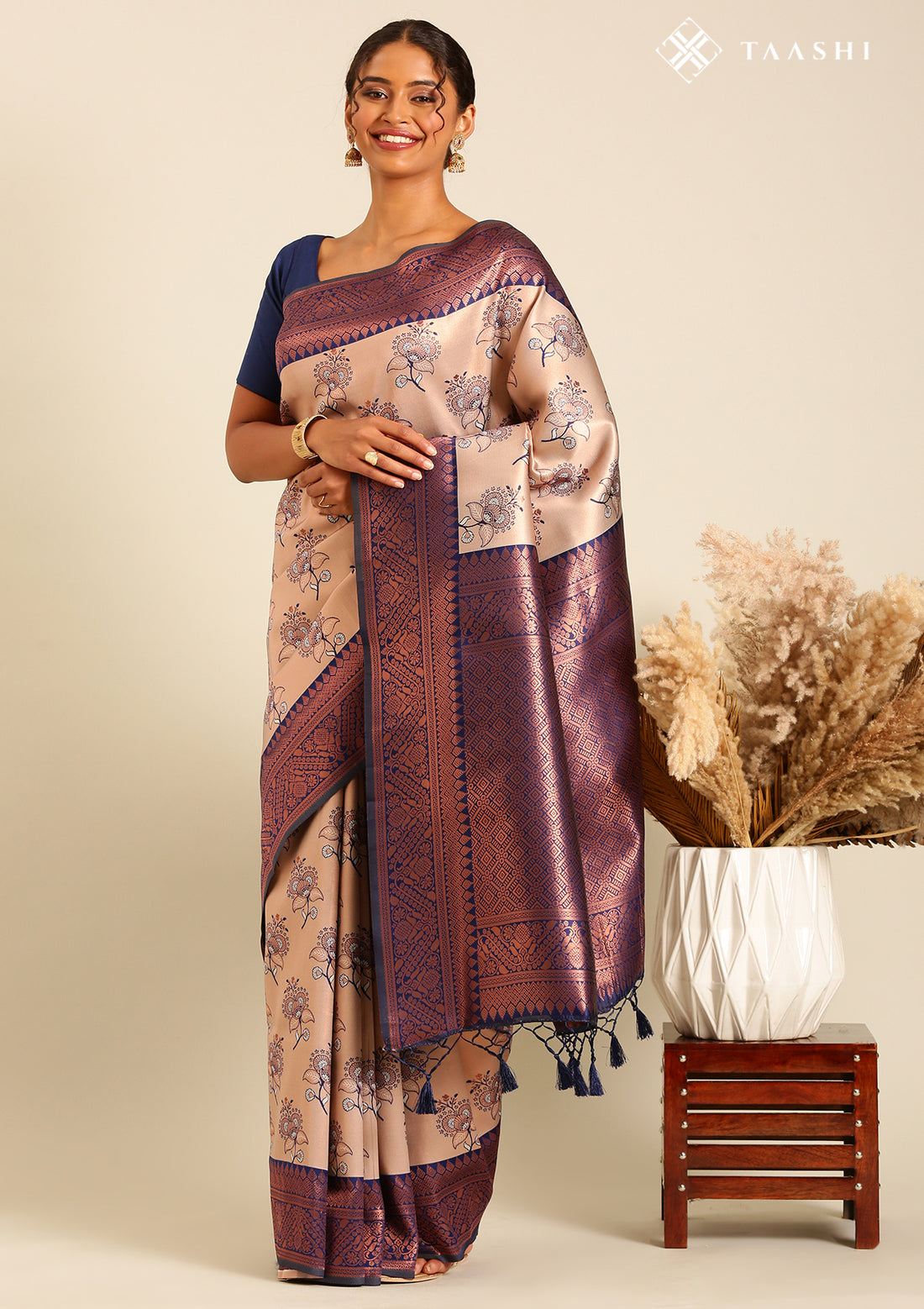 Rose Gold Saree