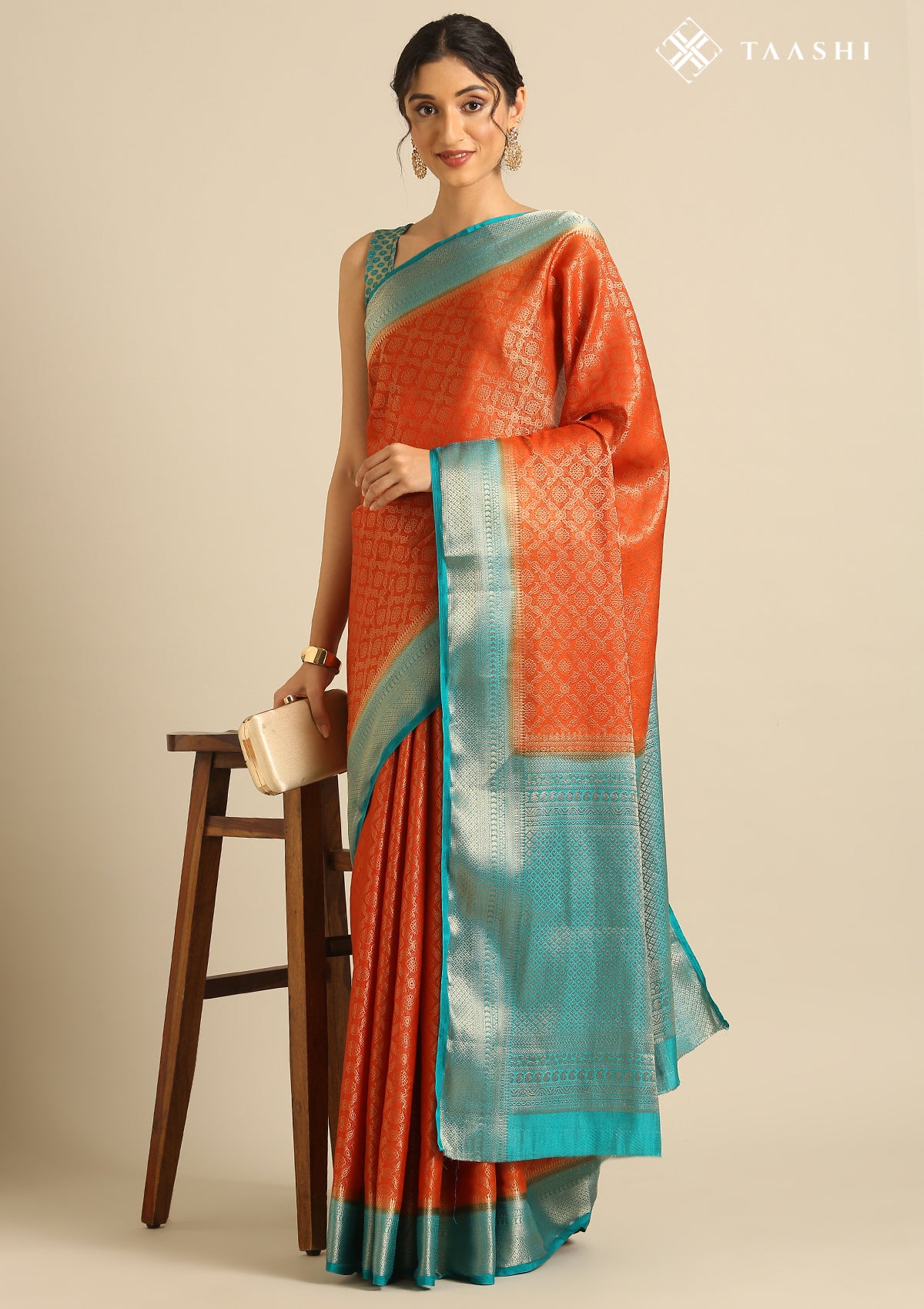 Green Semi Crepe Saree