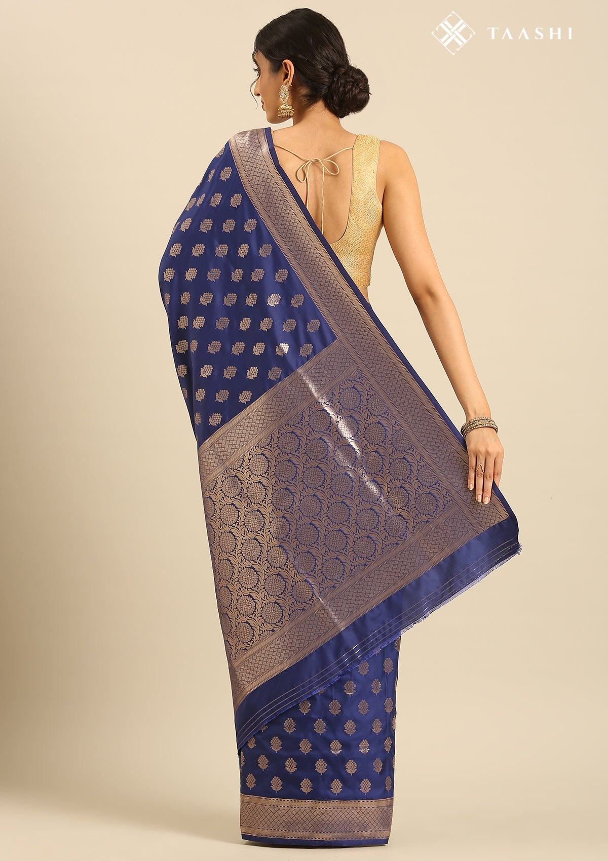 Blue Art Silk Saree
