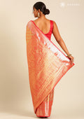 Yellow And Orange Kanchipuram Saree - Taashi