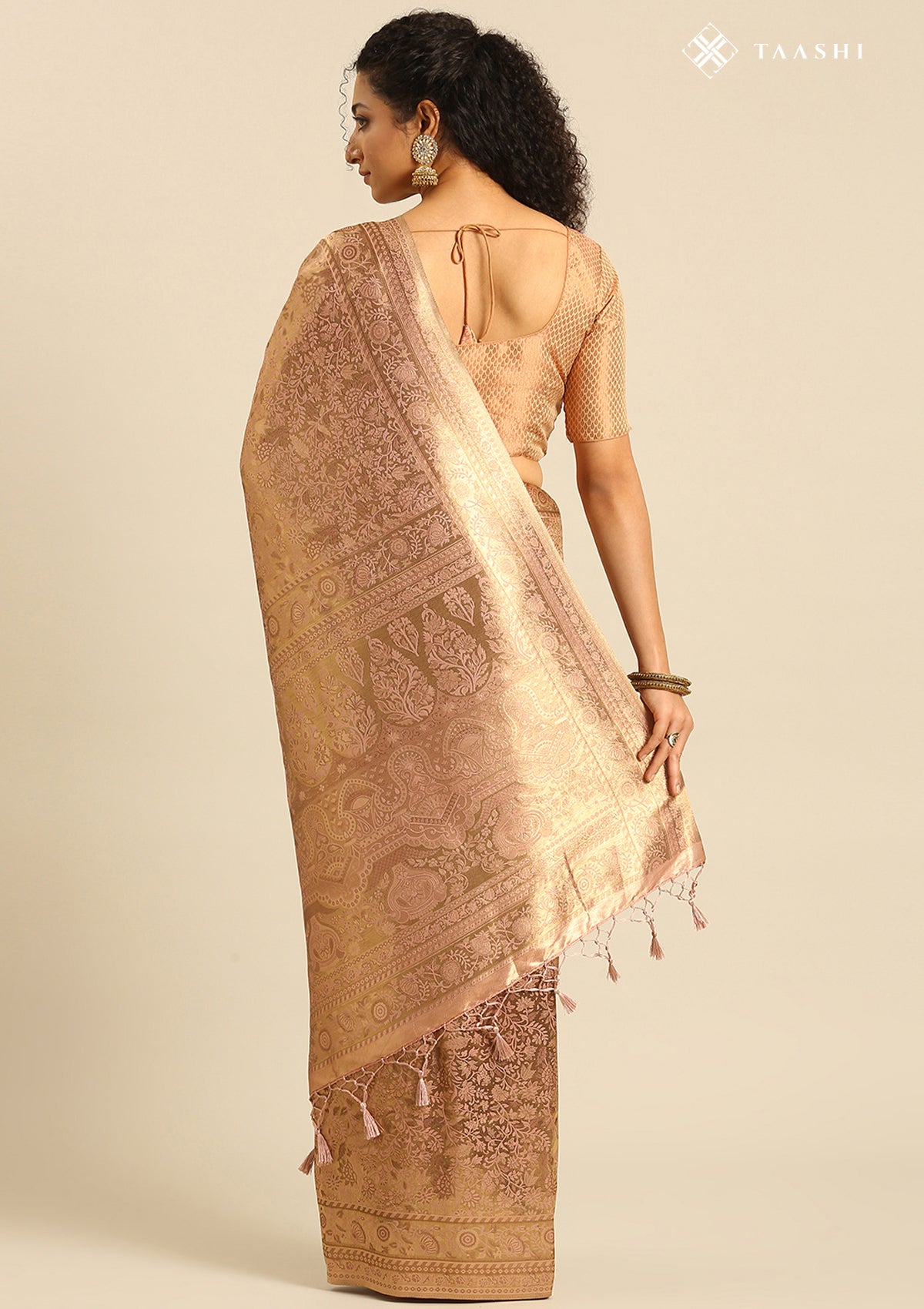 Paster Copper Banarasi Saree
