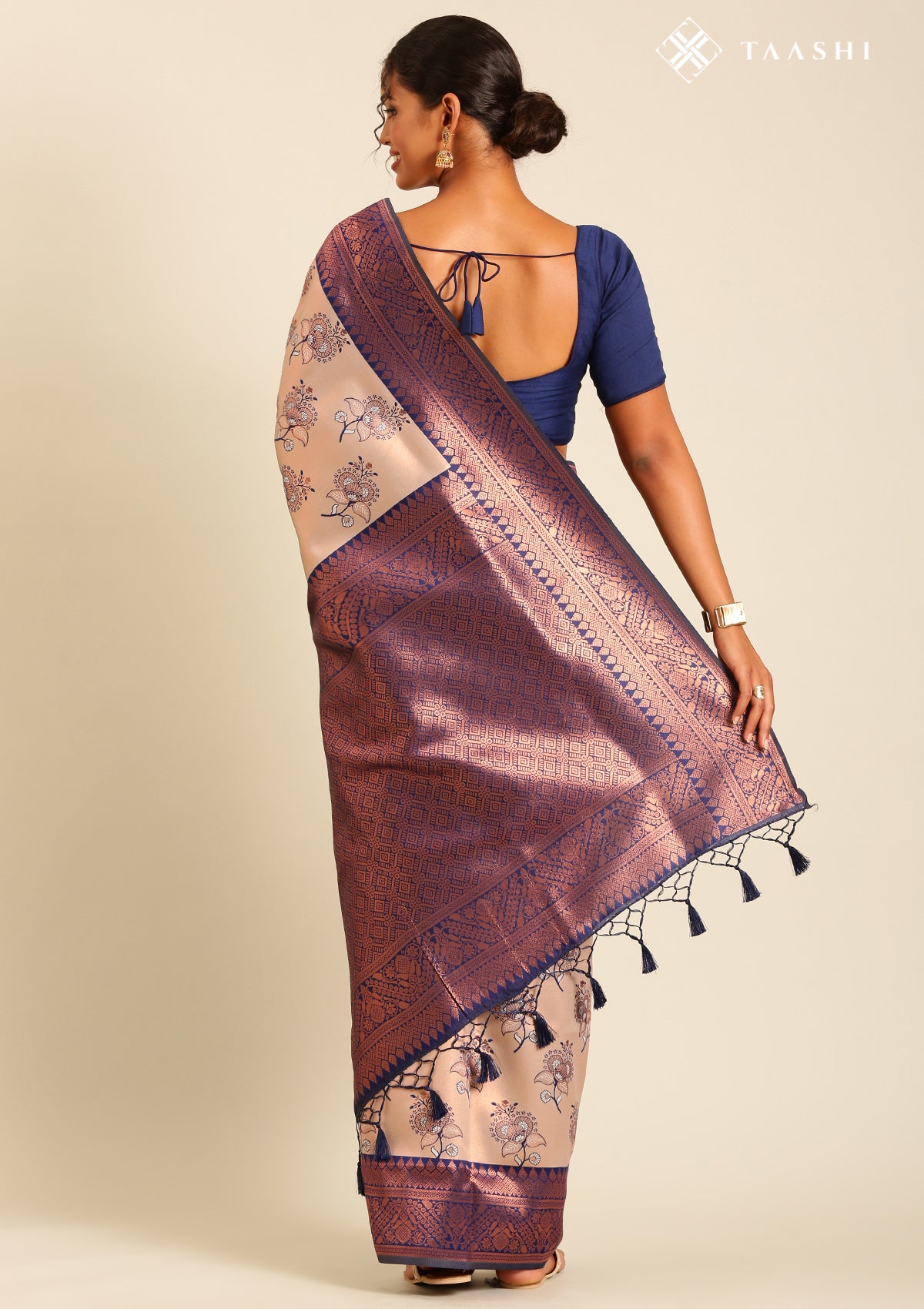 Rose Gold Saree
