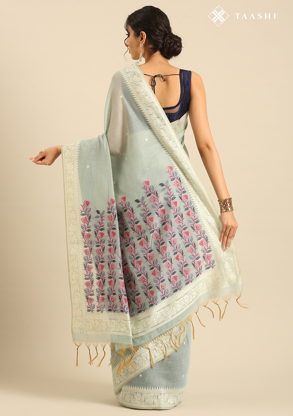 Linen Saree